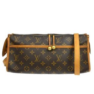 Louis Vuitton Popincourt Monogram Canvas Brown Canvas Shoulder Bag Bag